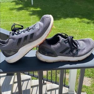 Gray adidas tennis shoes!